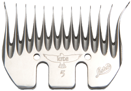 Lister Kite Full Thickness 5mm Shearing Comb 5-Pack 4722